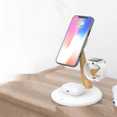 4-in-1 Magnetic Wireless Charging Station for iPhone & Apple Watch