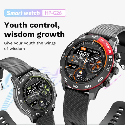 Hepu Smart Watch – 1.27” Display, Bluetooth Calling, IP68 Waterproof, Fitness Tracker