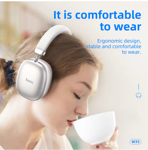 Hoco - W35 Wireless Bluetooth Headphones – Long Usage Time (40H)