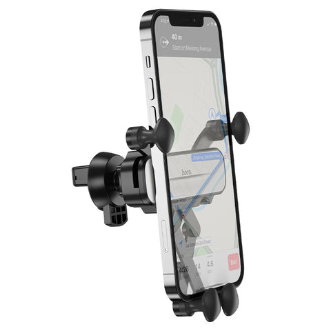 Hoco CA102 Gravity Car Phone Mount – Air Vent Holder for 4.5–7 inch Smartphones, ABS & Alloy Build